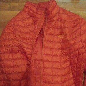 North Face Mens Large Thermoball Jacket Orange